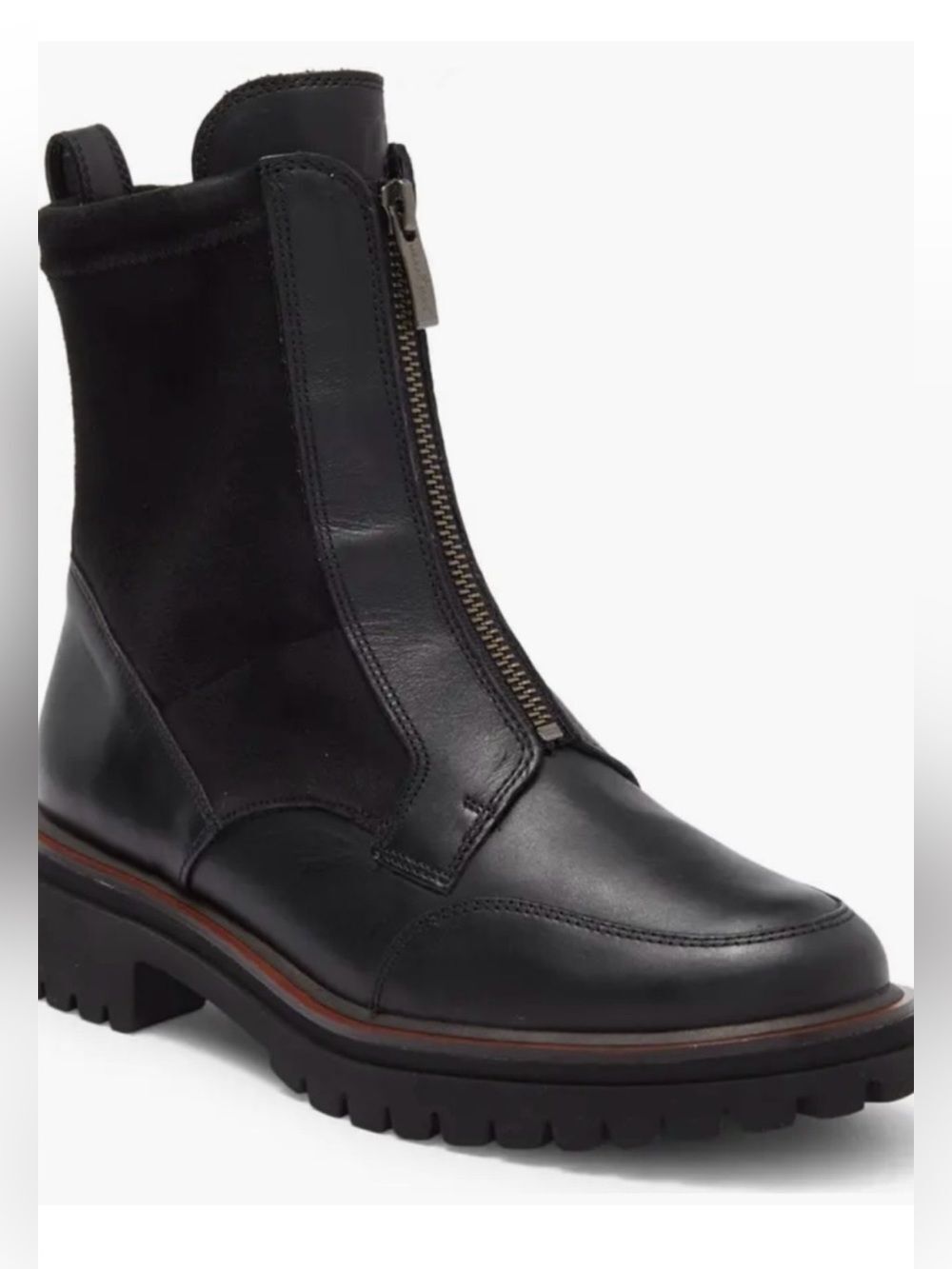 Paul Green Sheridan Leather Lug Boots